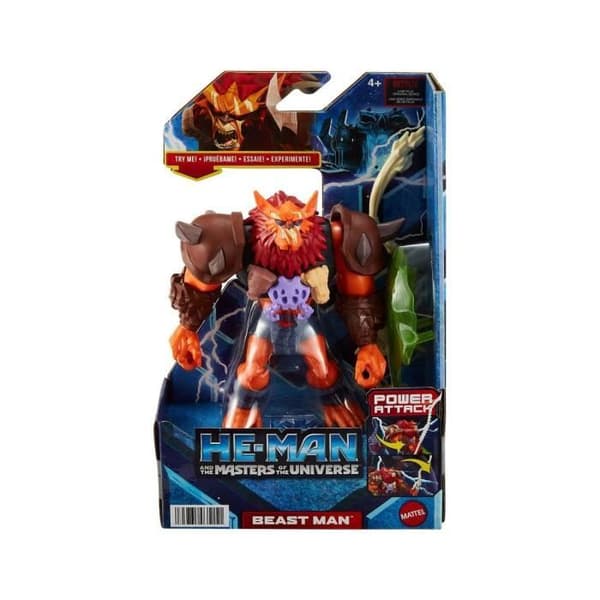 Masters of the Universe 2022 Deluxe Beast Man Figur 14 cm - MATTEL - Vit - Vuxen - Unisex