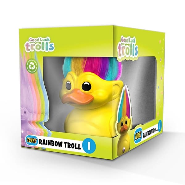 Numskull - Det bästa av TUBBZ badankor i låda - Trolls - Rainbow - 9cm