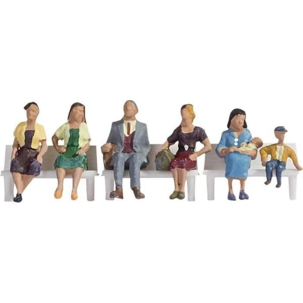 NOCH 15533 sittande figurer för H0 modelljärnvägar