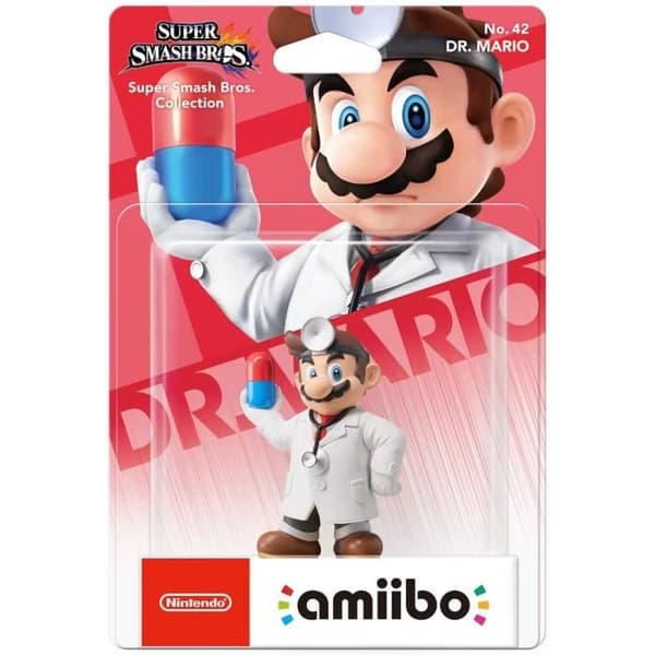 Amiibo-figur - Dr. Mario nr 42 • Super Smash Bros. Collection