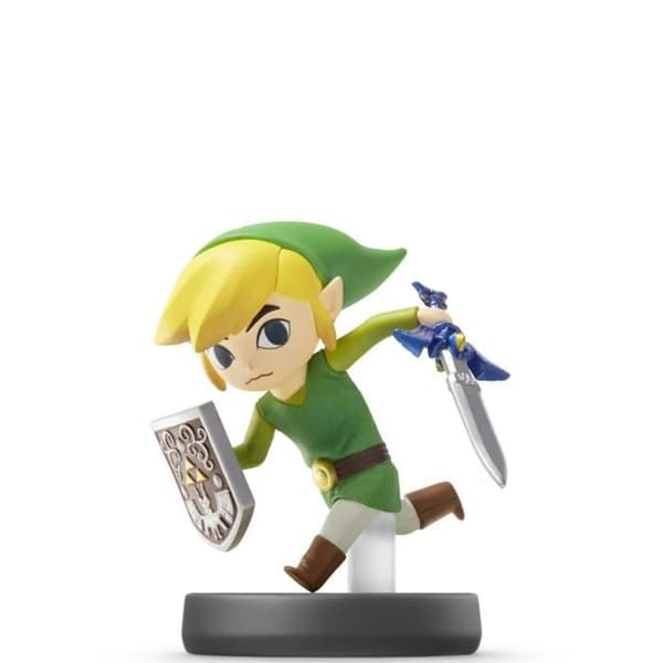 Amiibo Figur - Link Cartoon N°22 • Super Smash Bros. Collection
