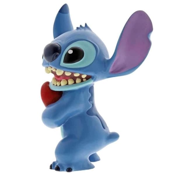 Figur - DISNEY TRADITION - STITCH HEART - Officiell licens Lilo och Stitch - Enesco