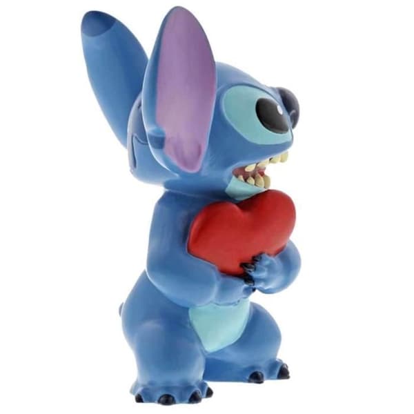 Figur - DISNEY TRADITION - STITCH HEART - Officiell licens Lilo och Stitch - Enesco