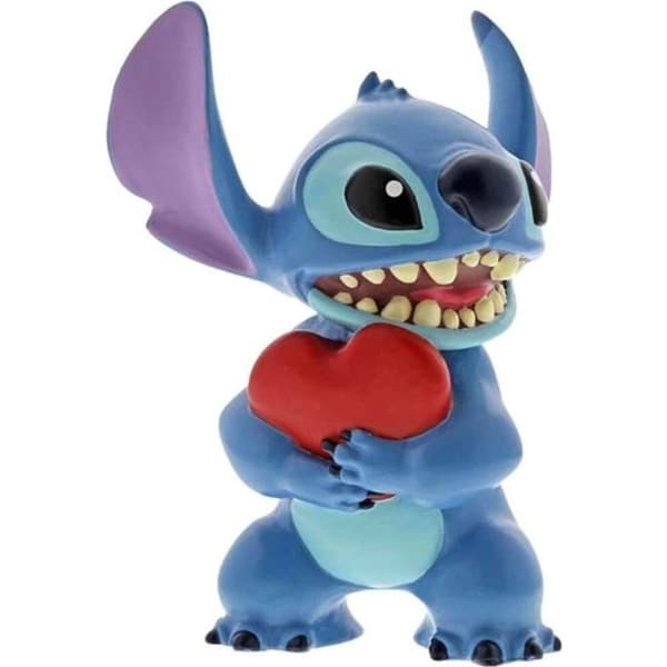 Figur - DISNEY TRADITION - STITCH HEART - Officiell licens Lilo och Stitch - Enesco