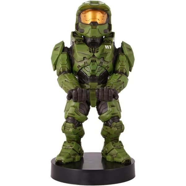 Halo Infinite Spartan-117 Figur - Hållare och laddare för handkontroll och smartphone - Utsökt spel