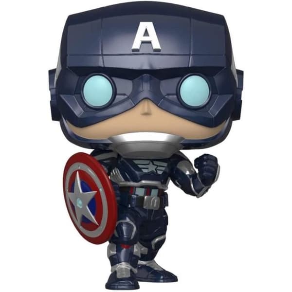 Funko Pop! Marvel: Avengers Game - Captain America (Stark Tech Suit)