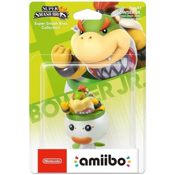 Amiibo Figur - Bowser Jr. nr 43 • Super Smash Bros. Collection
