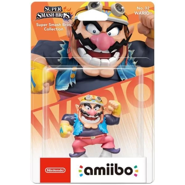 Amiibo Figure - Wario N°32 • Super Smash Bros. Collection