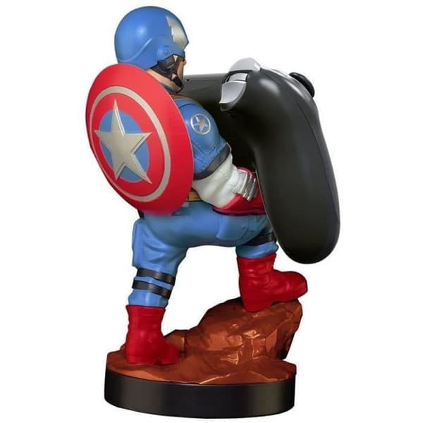 Captain America Figurine - Stativ och laddare för handkontroll och smartphone - Utsökt spel