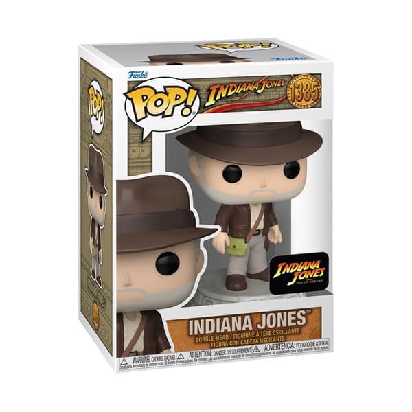 POP! Indiana Jones 9 cm - FUNKO - Indiana Jones 5 - Vit - Blandat