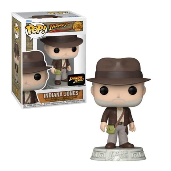 POP! Indiana Jones 9 cm - FUNKO - Indiana Jones 5 - Vit - Blandat