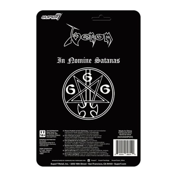 Miniatyrfigur - Super7 miniatyrfigur - RE-VENMW01-GHD- Venom Reaction Bloodlust figur 10 cm
