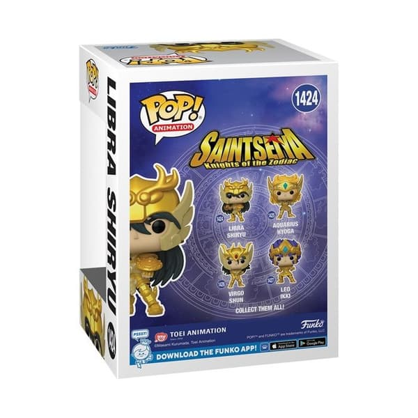 Pop! Saint Seiya Gold Libra Shiryu 9 cm - FUNKO - Unisex - Vuxen - Inomhus