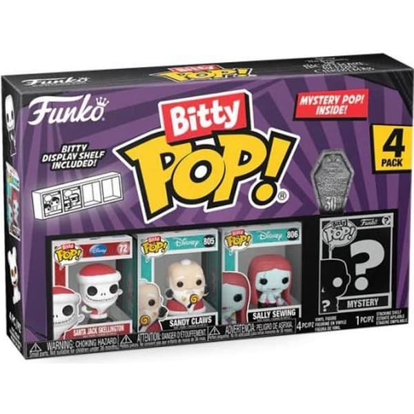 Bitty Pop Funko Nightmare Before Christmas Figur från Mr. Jack Disney