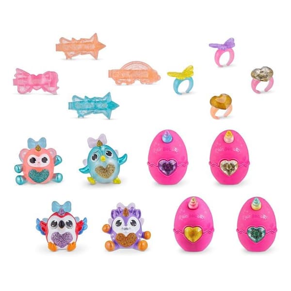 Zuru - 9243 - Rainbocorns Itzy Glitzy Surprise Series 2, Samlarägg, 2-pack, 2-pack, One Size