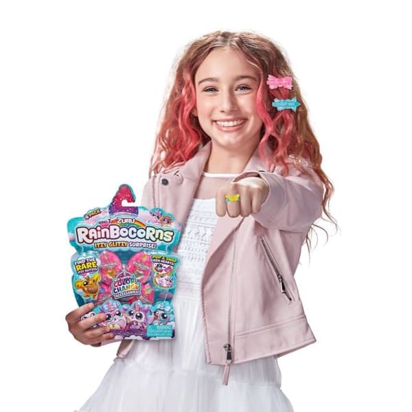 Zuru - 9243 - Rainbocorns Itzy Glitzy Surprise Series 2, Samlarägg, 2-pack, 2-pack, One Size