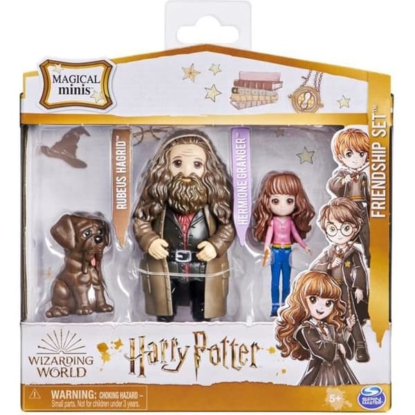 Harry Potter - Hermione &amp; Hagrid Magical Minis Friendship Pack - 6061833 - Actionfigurer och tillbehör - Wizard World