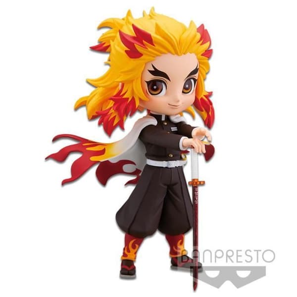 Figurin - Demon Slayer - Kimetsu No Yaiba Q Posket - kyojuro Rengoku (version A)