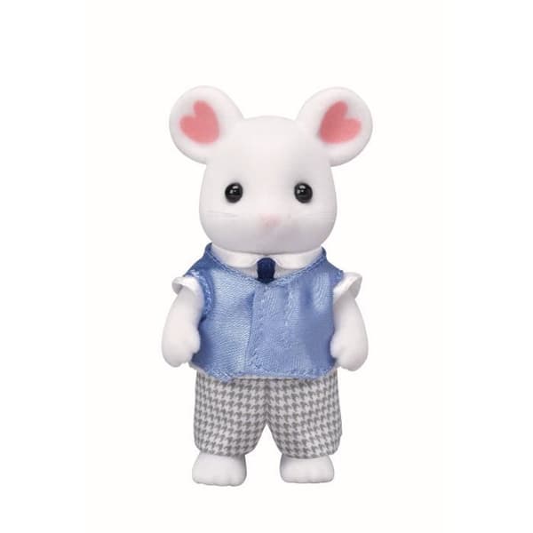 Sylvanian Marshmallow Mouse Family Figurine - SYLVANIAN FAMILIES - 5308 - Ledad och klädd - Blandad