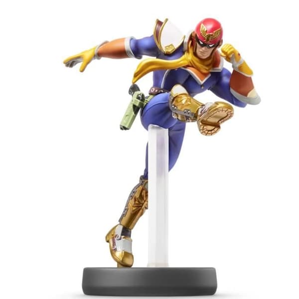 Amiibo Figur - Kapten Falcon nr 18 • Super Smash Bros. Collection