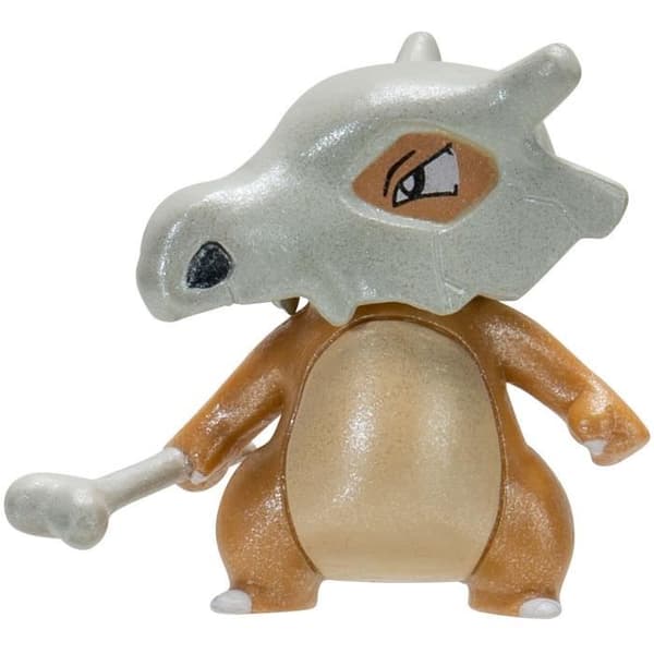 Pokemon Cubone och Marowak figurer - JAZWARES - 2 figurer - Vita