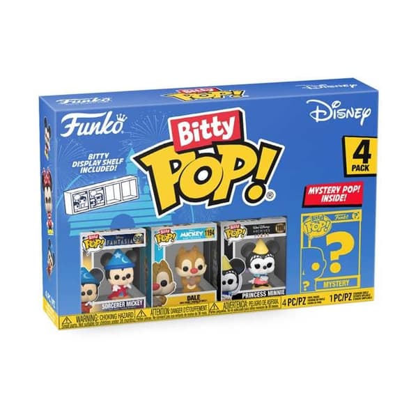 Disney Sorcerer Musse Pop Figurine - FUNKO - Disney Sorcerer Musse Modell - Blå - Blandat - Vuxen