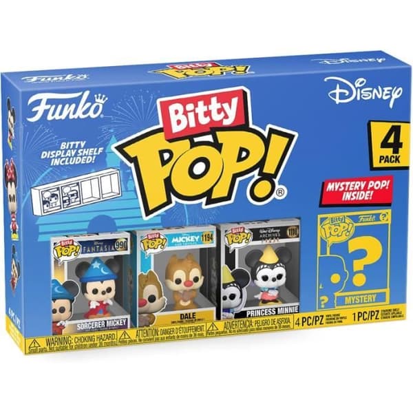 Disney Sorcerer Musse Pop Figurine - FUNKO - Disney Sorcerer Musse Modell - Blå - Blandat - Vuxen