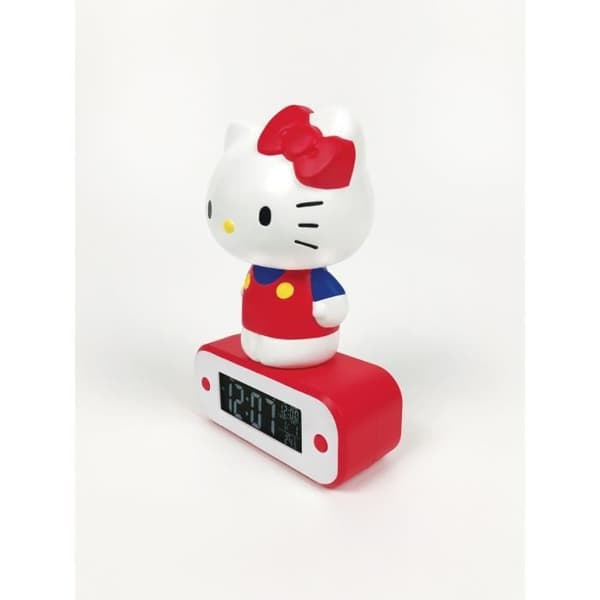 Luminous Hello Kitty-figur - TEKNOFUN - väckarklockafunktion och visning av tid, datum och temperatur