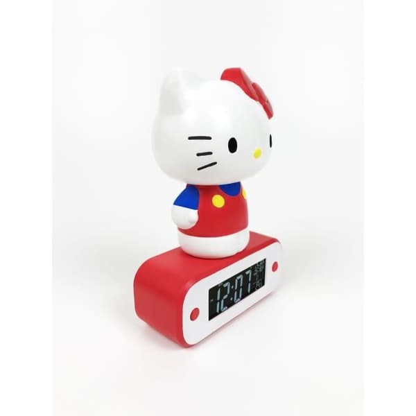 Luminous Hello Kitty-figur - TEKNOFUN - väckarklockafunktion och visning av tid, datum och temperatur