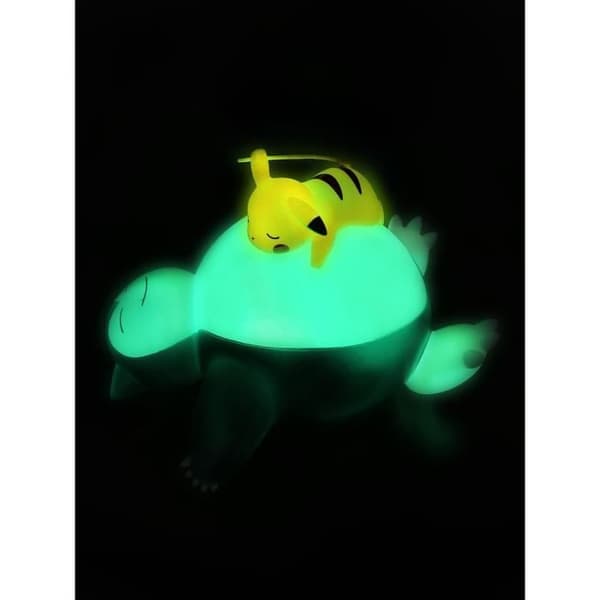 TEKNOFUN ljus statyett - Pikachu och Snorlax - Fast eller variabel intensitet - För barn