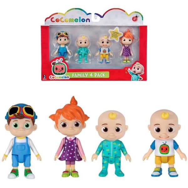Pack 4 CoComelon-figurer - JJ, TomTom och YoYo - Bandai
