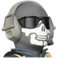 Miniatyrbild 5 av 6: Call of Duty WWII Ghost Figure - Hållare och laddare för handkontroll och smartphone - Utsökt spel