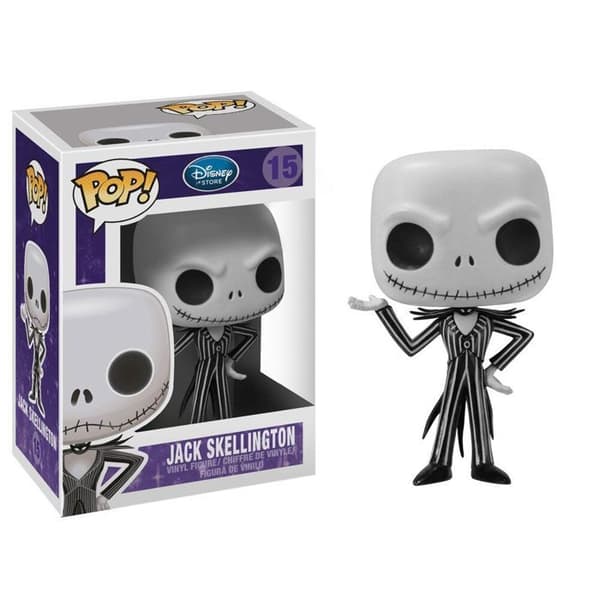 Figur - Funko Pop! - The Nightmare Before Christmas - Jack Skellington - Svart och grå - 10 cm