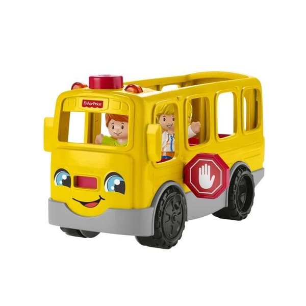 Fisher-Price-Little People-Skolbussen, flerspråkig version HJN36