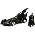 Miniatyrbild 1 av 4: Batmobile Toy 1995 Batman Forever 1:24 - JADA - Figur medföljer