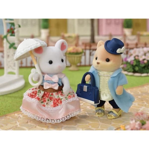 Miniatyrfigurer - SYLVANIAN FAMILIES - 5540 - Moderesväskan och storasyster marshmallowmus