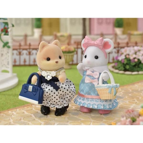 Miniatyrfigurer - SYLVANIAN FAMILIES - 5540 - Moderesväskan och storasyster marshmallowmus