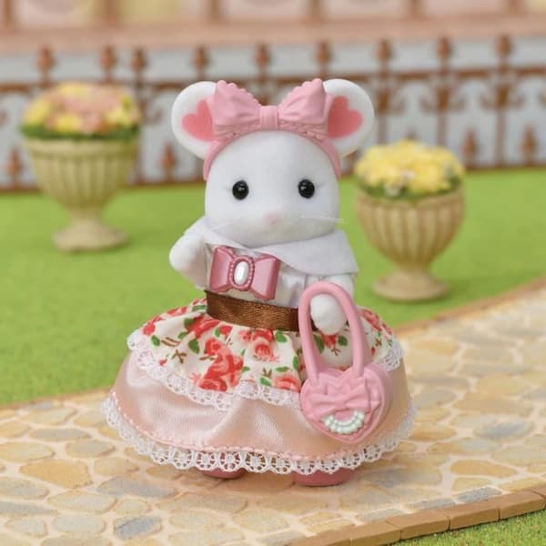 Miniatyrfigurer - SYLVANIAN FAMILIES - 5540 - Moderesväskan och storasyster marshmallowmus