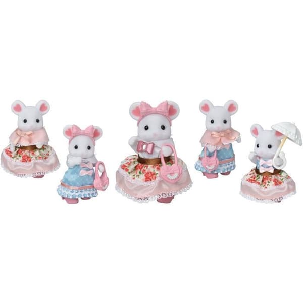 Miniatyrfigurer - SYLVANIAN FAMILIES - 5540 - Moderesväskan och storasyster marshmallowmus