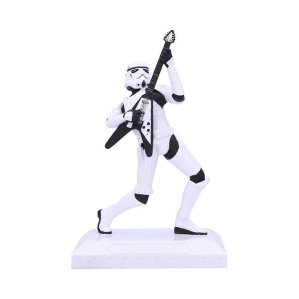 Figurine - Rockstjärna - Stormtrooper - 18cm - Handmålad - Officiell Star Wars-licens