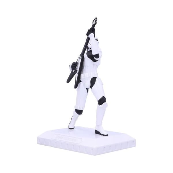 Figurine - Rockstjärna - Stormtrooper - 18cm - Handmålad - Officiell Star Wars-licens