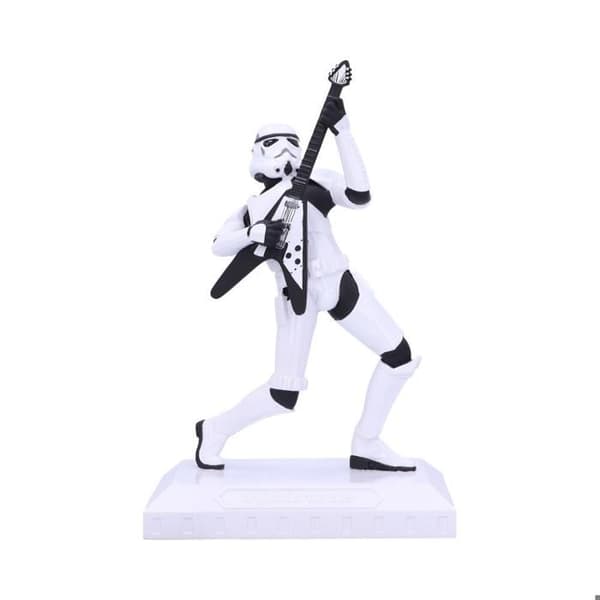 Figurine - Rockstjärna - Stormtrooper - 18cm - Handmålad - Officiell Star Wars-licens