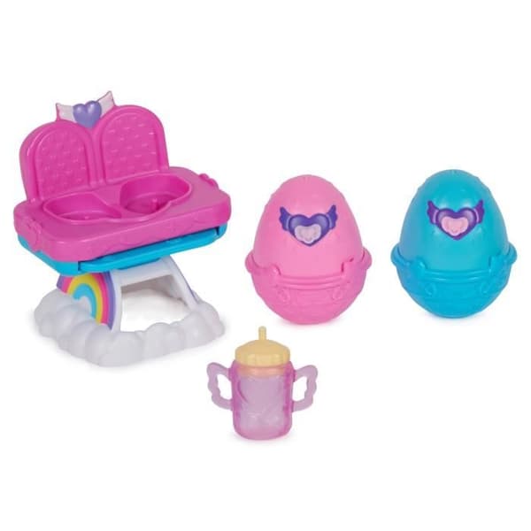 Samlarfigurer - SPIN MASTER - Hatchimals Alive - Pack med 2 ägg - Hög stol - Inkluderade tillbehör