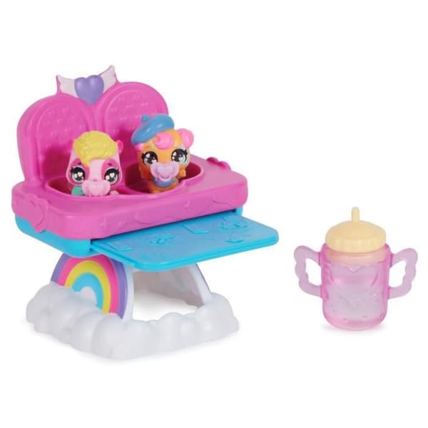 Samlarfigurer - SPIN MASTER - Hatchimals Alive - Pack med 2 ägg - Hög stol - Inkluderade tillbehör