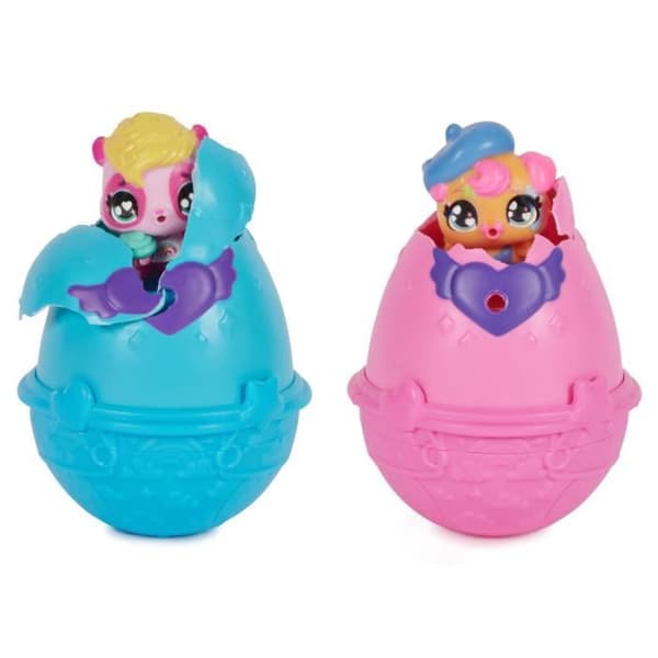 Samlarfigurer - SPIN MASTER - Hatchimals Alive - Pack med 2 ägg - Hög stol - Inkluderade tillbehör