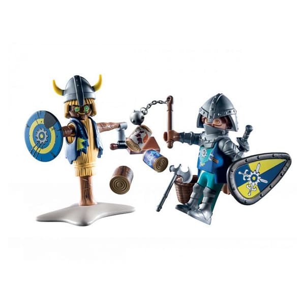PLAYMOBIL - Novelmore riddare och skyltdocka - Vit - Barn - 4 år och uppåt