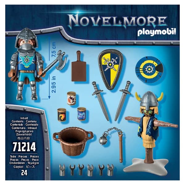PLAYMOBIL - Novelmore riddare och skyltdocka - Vit - Barn - 4 år och uppåt