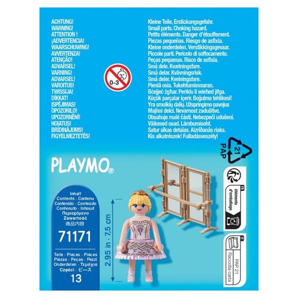Figur - PLAYMOBIL - 71171 - Klassisk dansare - 13 delar - Från 4 år