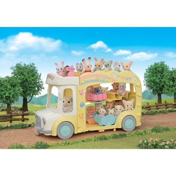 SYLVANIAN FAMILIES 5744 - Bussen och dess lekplats