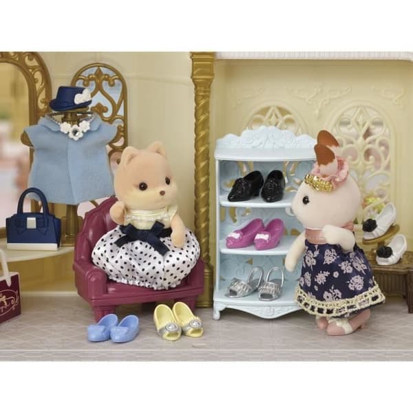 Miniatyrfigurer - SYLVANIAN FAMILIES - Moderesväskan och storasyster Caramel dog